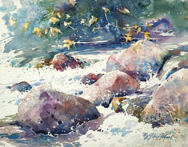 Oak Creek at Briar Patch X by Julie Gilbert Pollard