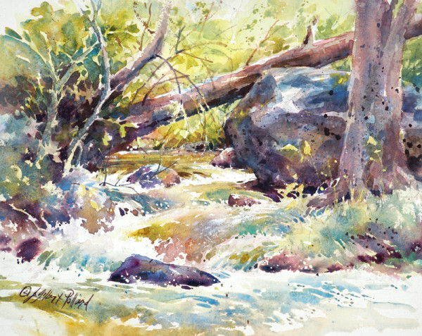 Oak Creek at Briar Patch XVI by Julie Gilbert Pollard