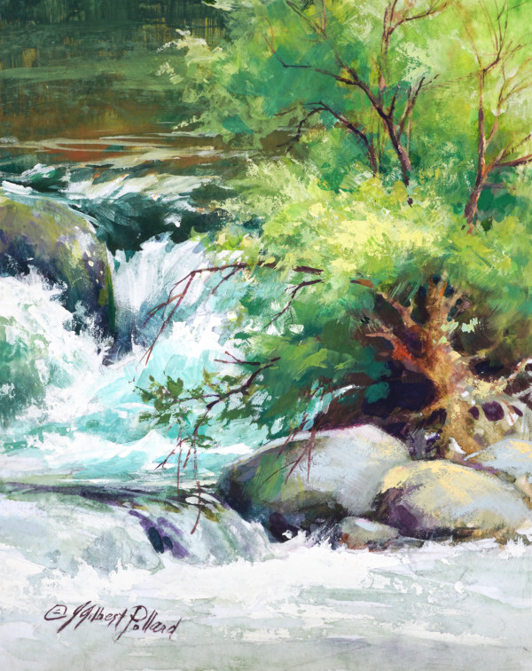 Oak Creek at Briar Patch XXIX (29) by Julie Gilbert Pollard