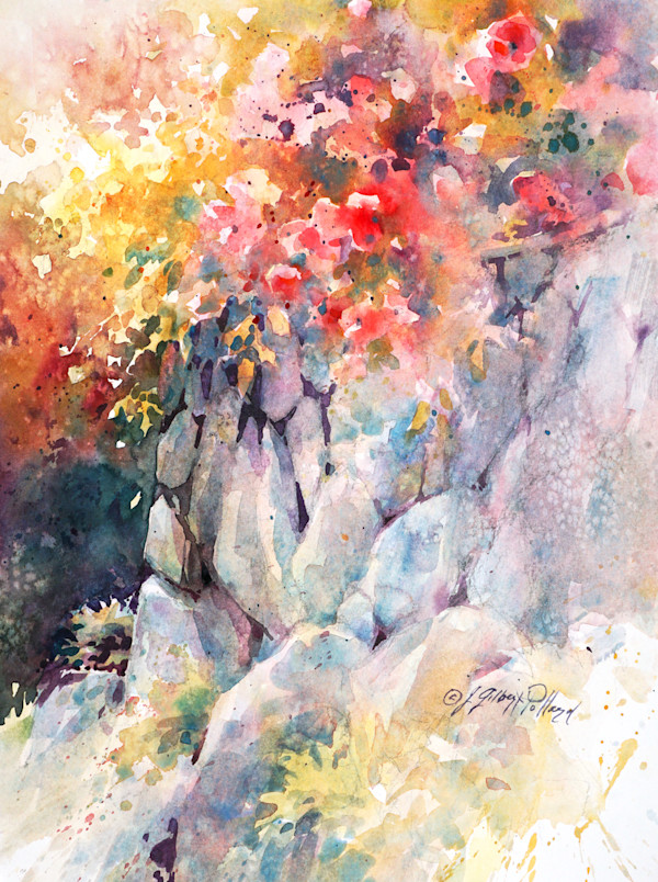 Floral Cascade by Julie Gilbert Pollard