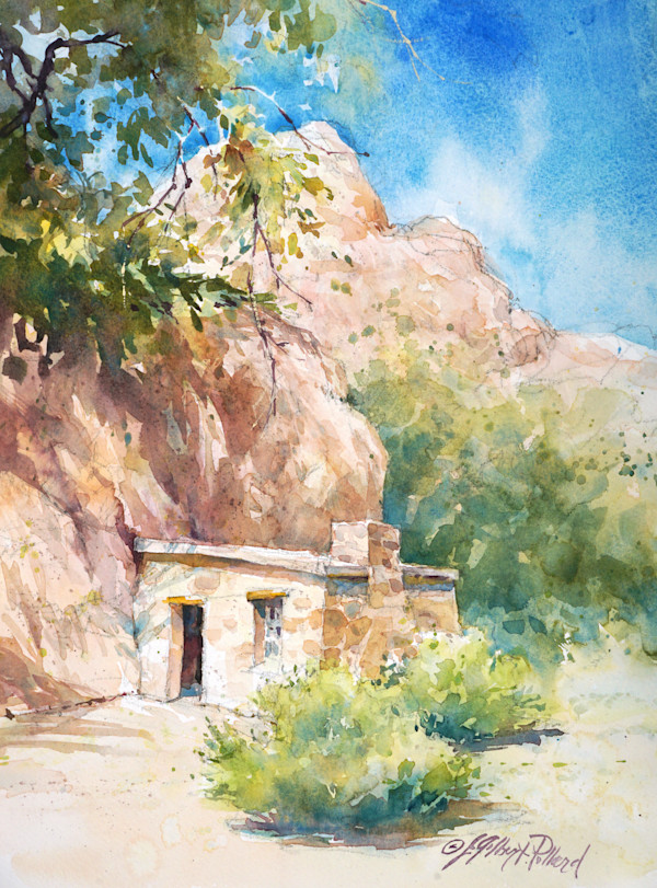 Clevenger House at Boyce Thompson Arboretum by Julie Gilbert Pollard