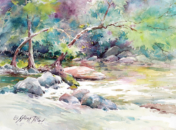 Oak Creek at L'Auberge II by Julie Gilbert Pollard