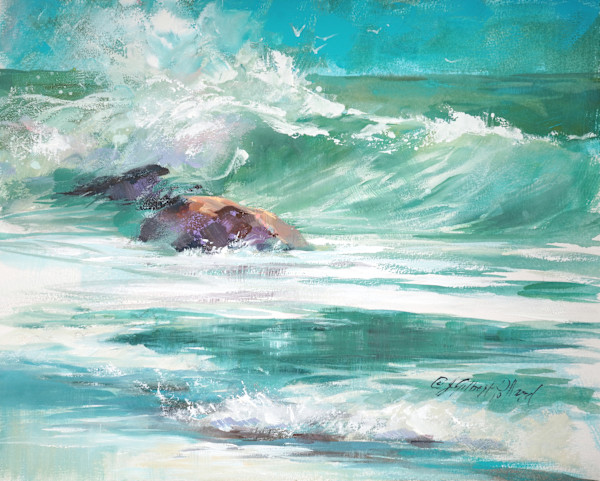 Crystal Cove Surge & Retreat by Julie Gilbert Pollard, Image 4.