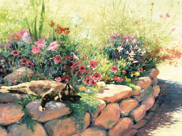 La Siesta Primavera del Gato by Julie Gilbert Pollard