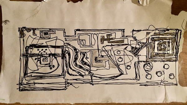 Blues Scale Sketch by Tom Goldenberg Studio LLC