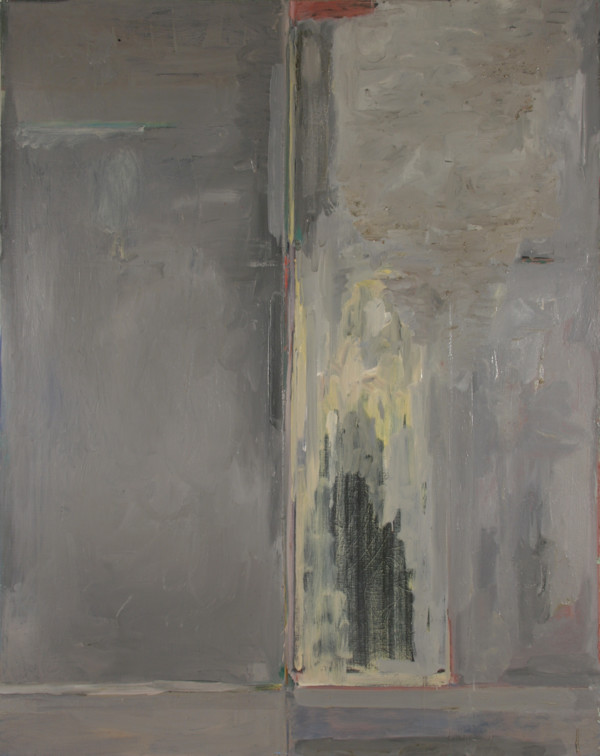 Grey Palm Beach Painting by Tom Goldenberg Studio LLC