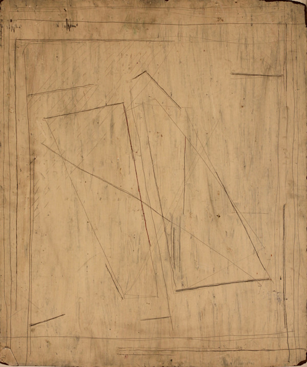 White Metal Drawing by Tom Goldenberg Studio LLC