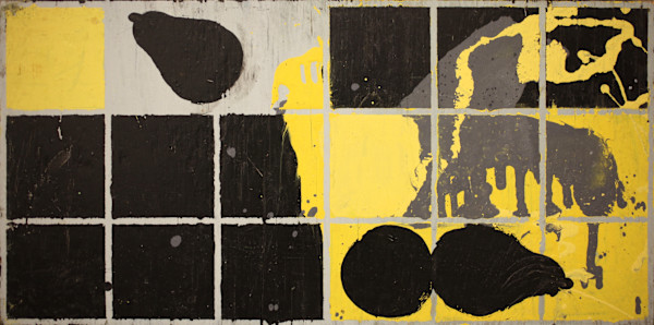 Pears on Yellow Ground by Tom Goldenberg Studio LLC