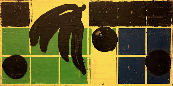 Bananas Black Ground by Tom Goldenberg Studio LLC