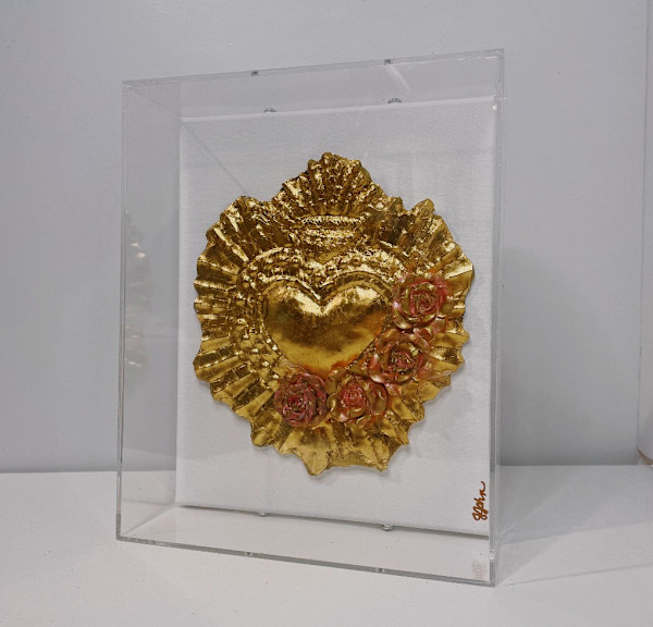 Divine Sacred  Heart of Mary w/Roses