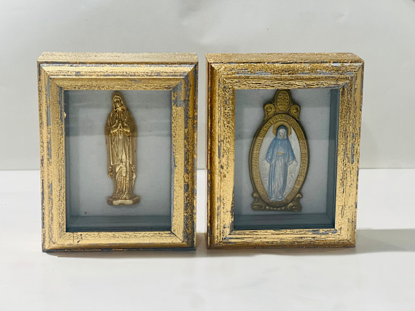 5x4 Miraculous Mary Shadow Box