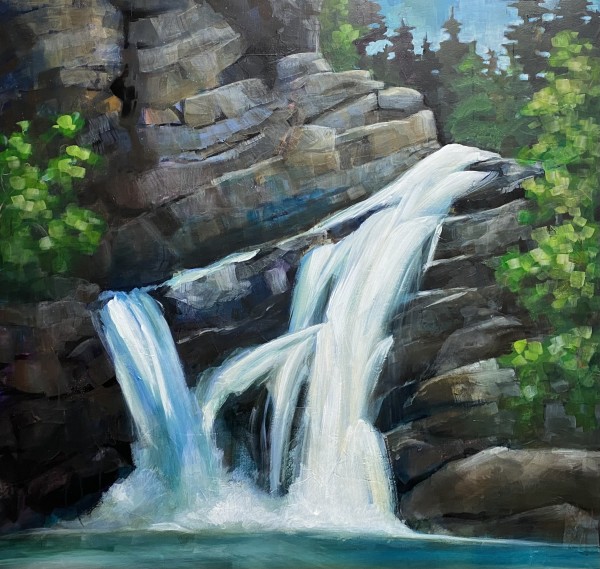 Cameron Falls - Waterton, AB by Connie Geerts