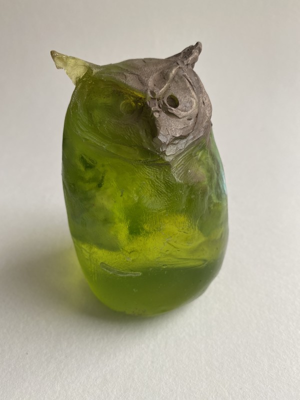 Owl (green w/bronze)