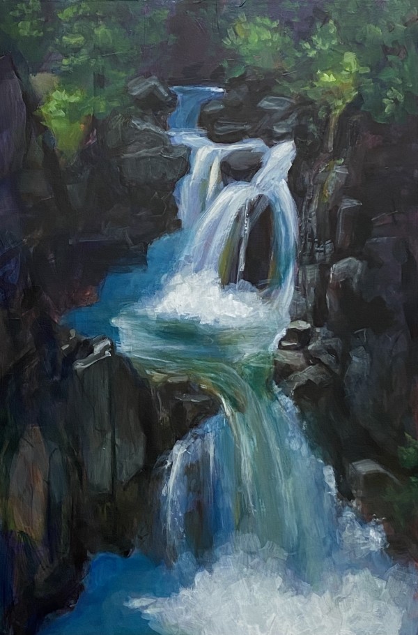 Majestic Cascade by Connie Geerts