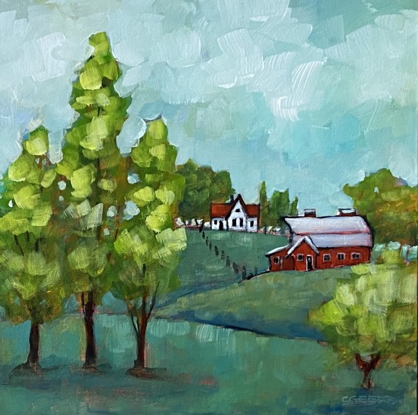 Red Barn by Connie Geerts