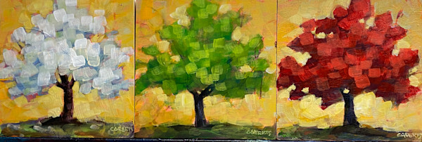 Spring, Summer, Fall (set of 3) by Connie Geerts