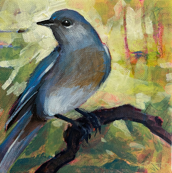 The Bluebird Carries the Sky on His Back - Thureau by Connie Geerts, Image 1.