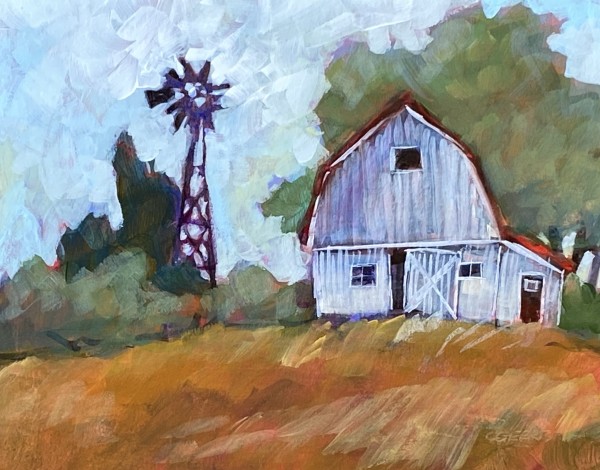 White Barn by Connie Geerts