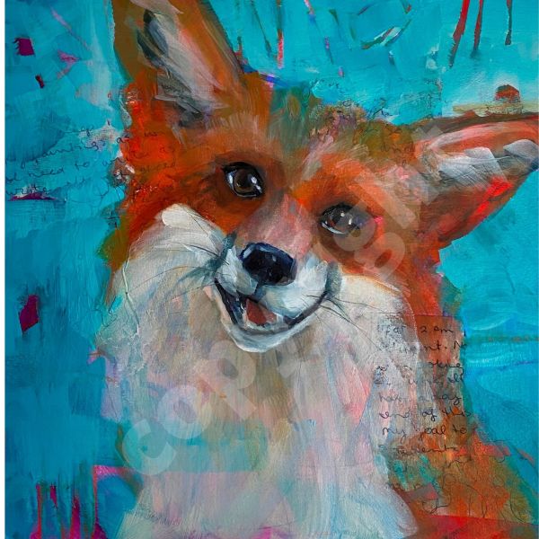 Smiling Fox by Connie Geerts