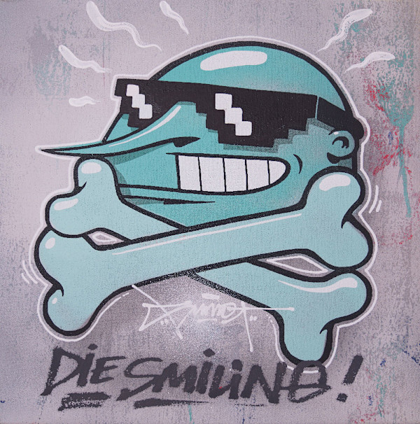 Die Smiling #1 by Sumo, Image 1.