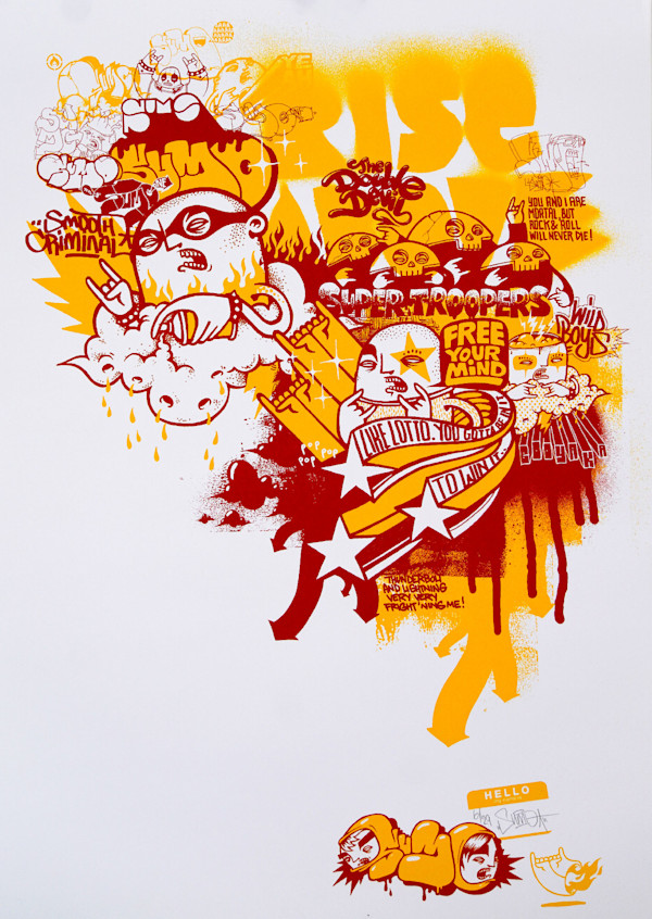 Sumo's 1st screenprint #6/29 by Sumo, Image 2.