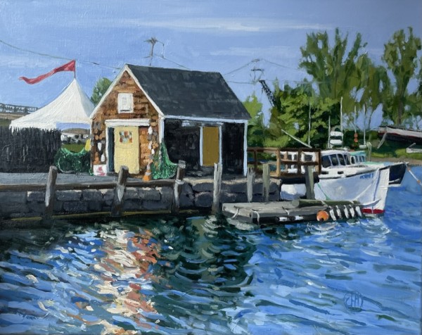 Little Harbor Reflections by Christy Hughes