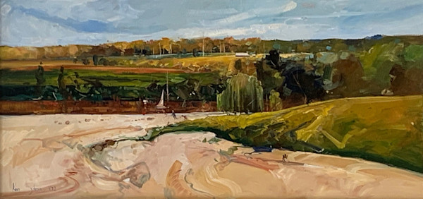 Sand, Sail, and Stilllness by Ken Strong