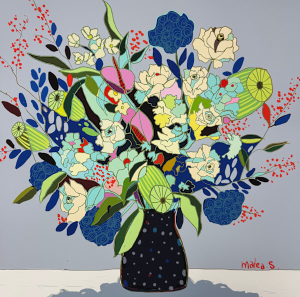 Blue Velvet Bouquet by Matea Sinkovec, Image 1.