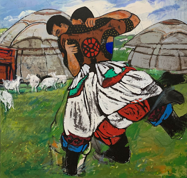 Wrestling by Yihang Pan, Image 1.