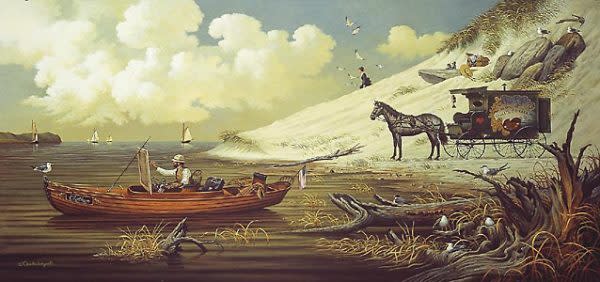 Feathered Critics by Charles Wysocki, Image 1.