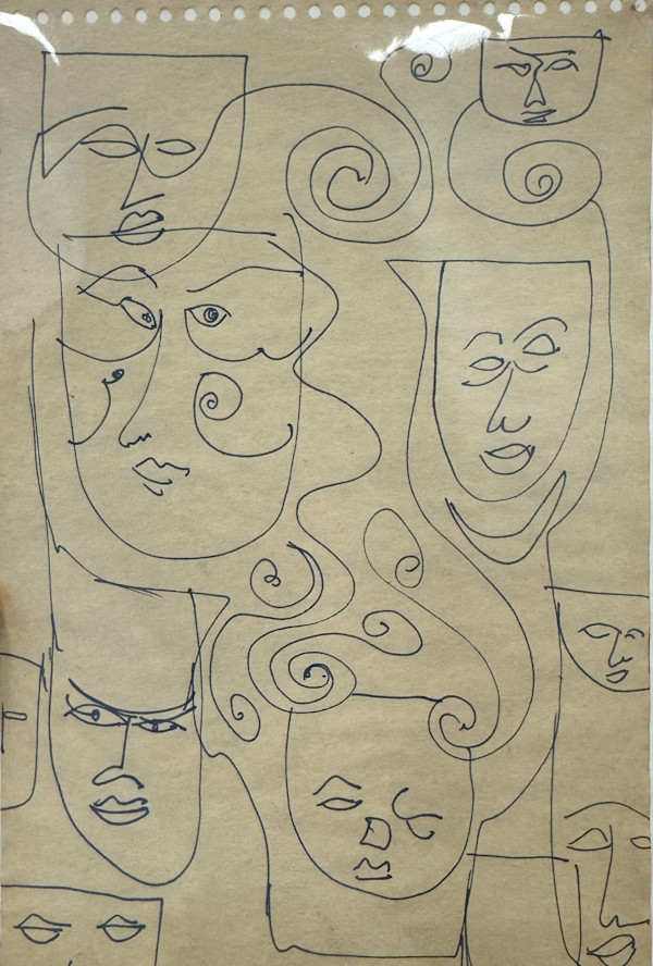 Picasso Sketch 3 by Collected by The Jete Collection, Image 1.