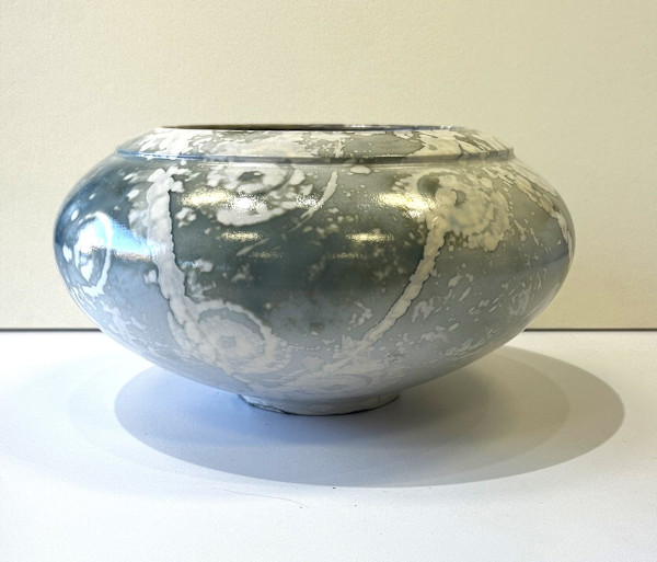 Raku Fired Soluble Metal Salts #9 by Scott Stockdale, Image 1.