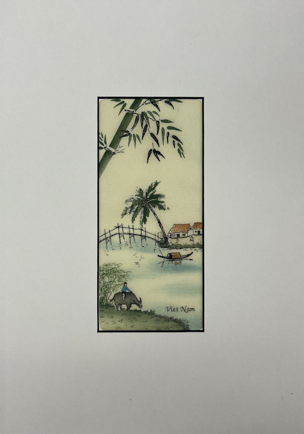 Matted Watercolor Viet Nam, Image 2.