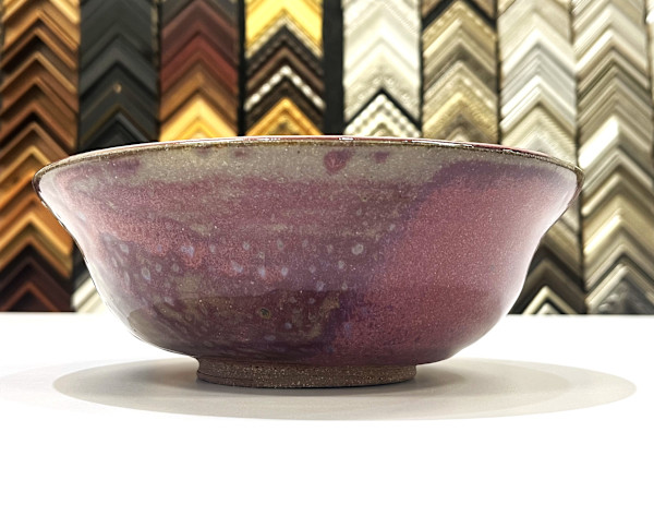 Pink Reduction Fired Bowl by Minori Thorpe, Image 2.