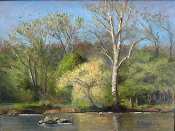 April Blooming (With Bluebirds) by John Bannon, Image 2.