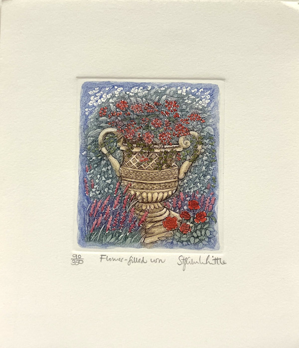 Flower Filled Urn 90/350 by Stephen Whittle, Image 2.