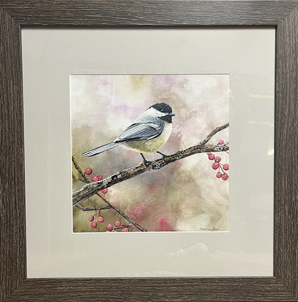 Black Capped Chickadee by Maxine Bone, Image 1.