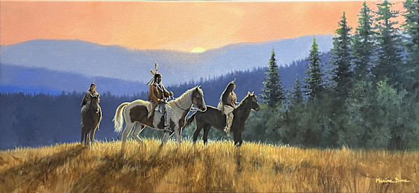 Sioux Evening Patrol by Maxine Bone, Image 1.