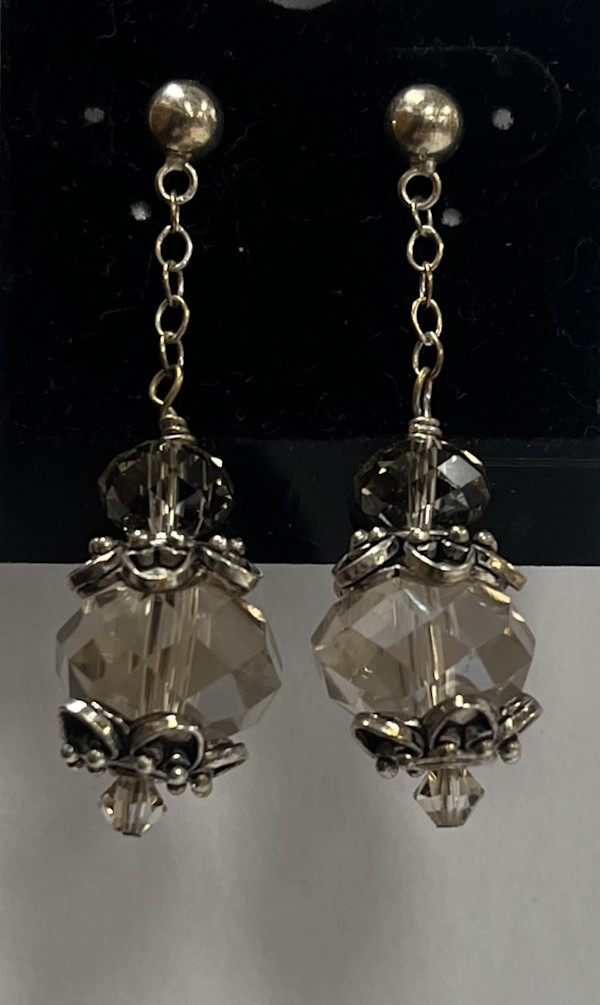 #242 Austrian Crystal with Sterling Accents by Sue Broadway, Image 2.