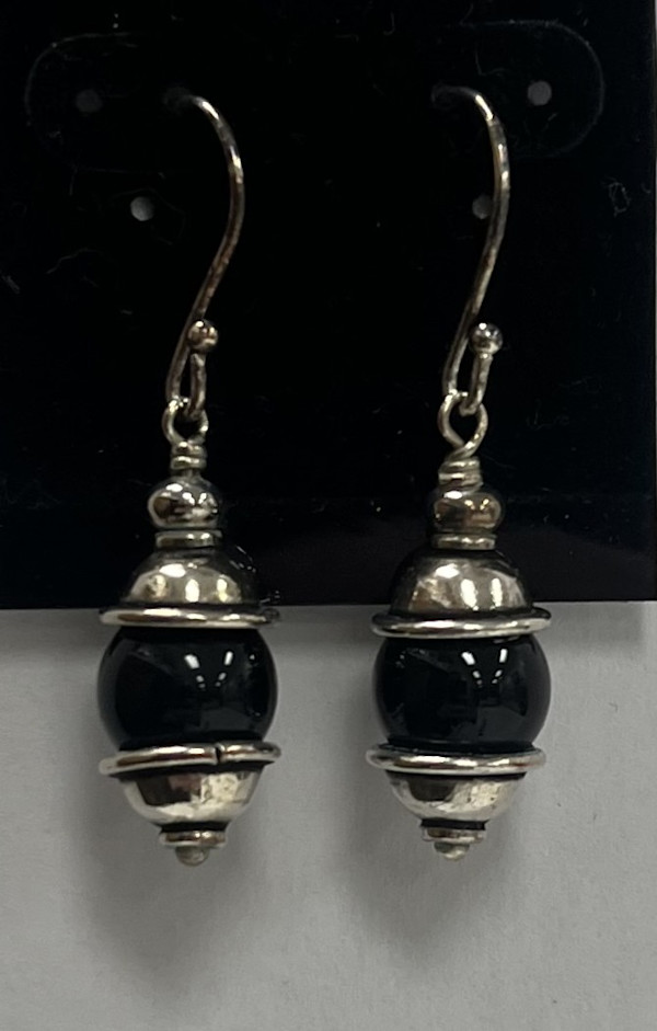 #978 Onyx Silver Plate Sterling by Sue Broadway, Image 2.