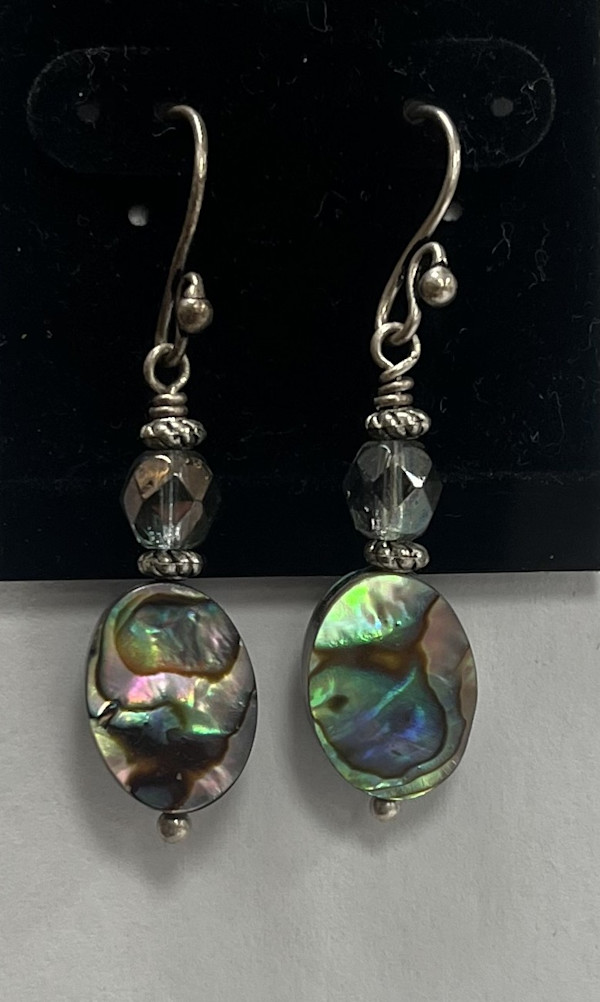 #949 Abalone Earring by Sue Broadway, Image 5.
