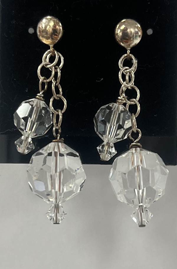 #1010-B Swarovski Crystal with Sterling by Sue Broadway, Image 2.