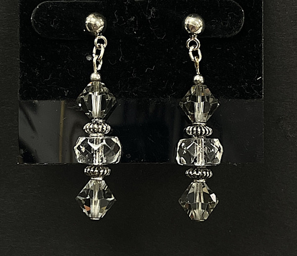 #255 Crystal Earring by Sue Broadway, Image 2.