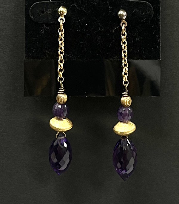 #39 Amethyst with Vermeil by Sue Broadway, Image 2.