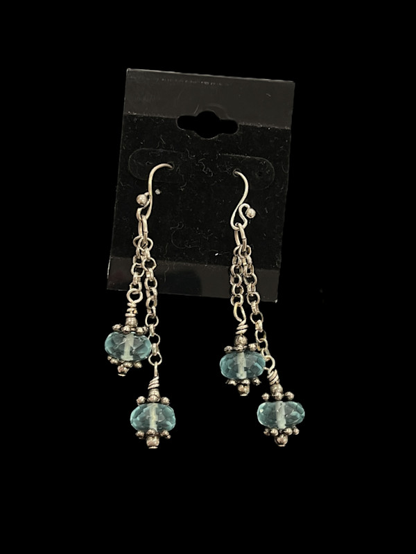 #704 Glass Earrings by Sue Broadway, Image 1.
