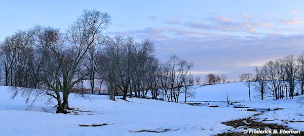 Around the Pond in Winter by Frederick Eberhart, Image 1.