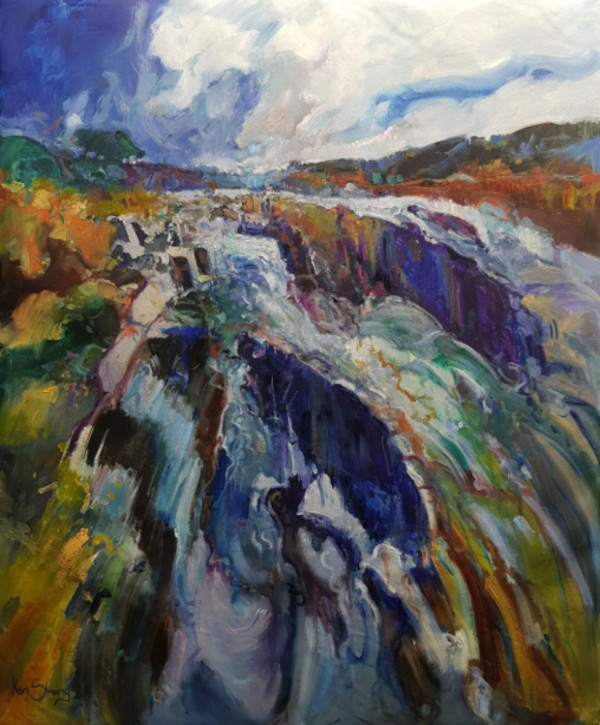 Great Falls, Afternoon Light by Ken Strong, Image 1.