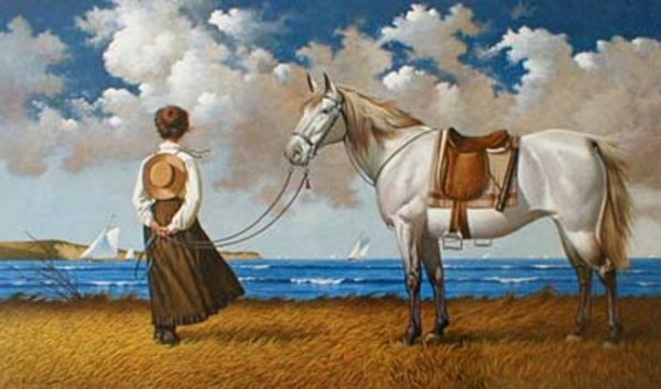 Sea Captain's Wife, Abiding by Charles Wysocki, Image 1.