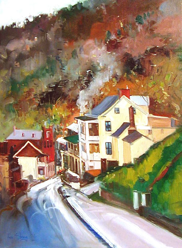 Steep Decline, Harpers Ferry by Ken Strong, Image 1.
