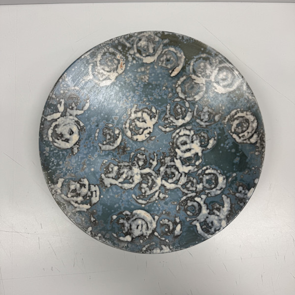 Raku Fired Soluble Metal Salts #16 by Scott Stockdale, Image 1.